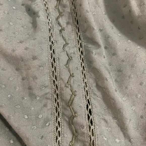 Tularosa Aritzia Luna Green Off The Shoulder Ruffle Mini Dress sz M - Picture 8 of 13